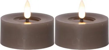 Flamme Flow LED-telys 2-pakning 7 cm - muldvarp - Belysning - Innendørsbelysning & Lamper - Dekorasjonsbelysning
