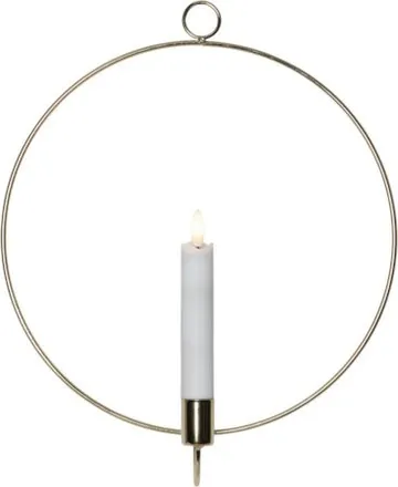 Flamme Ring innendørsdekorasjon 28 cm - messing - Belysning - Innendørsbelysning & Lamper - Dekorasjonsbelysning