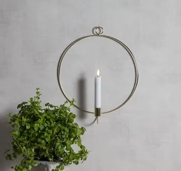 Flamme Ring innendørsdekorasjon 28 cm - messing - Belysning - Innendørsbelysning & Lamper - Dekorasjonsbelysning