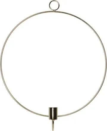 Flamme Ring innendørsdekorasjon 28 cm - messing - Belysning - Innendørsbelysning & Lamper - Dekorasjonsbelysning