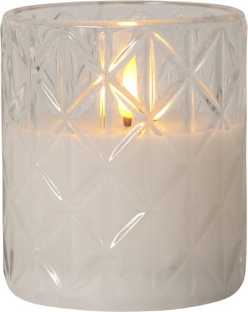 Flamme Romb LED-lys 8,5 cm - transparent - Belysning - Innendørsbelysning & Lamper - Dekorasjonsbelysning