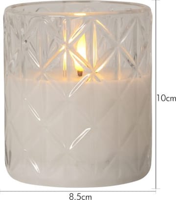 Flamme Romb LED-lys 8,5 cm - transparent - Belysning - Innendørsbelysning & Lamper - Dekorasjonsbelysning