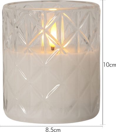 Flamme Romb LED-lys 8,5 cm - transparent - Belysning - Innendørsbelysning & Lamper - Dekorasjonsbelysning