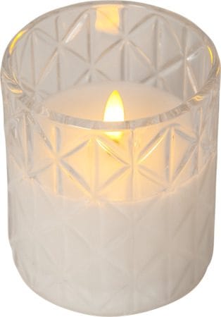 Flamme Romb LED-lys 8,5 cm - transparent - Belysning - Innendørsbelysning & Lamper - Dekorasjonsbelysning