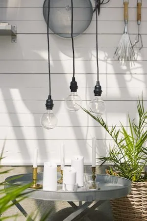 Flamme Rustic LED antikklys 2-pakning 15 cm - hvit - Belysning - Innendørsbelysning & Lamper - Dekorasjonsbelysning