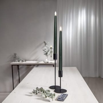 Flamme Slim LED-kronelys 2-pakning 28,5 cm - mørkegrønn - Belysning - Innendørsbelysning & Lamper - Dekorasjonsbelysning