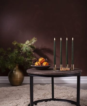 Flamme Slim LED-kronelys 2-pakning 28,5 cm - mørkegrønn - Belysning - Innendørsbelysning & Lamper - Dekorasjonsbelysning