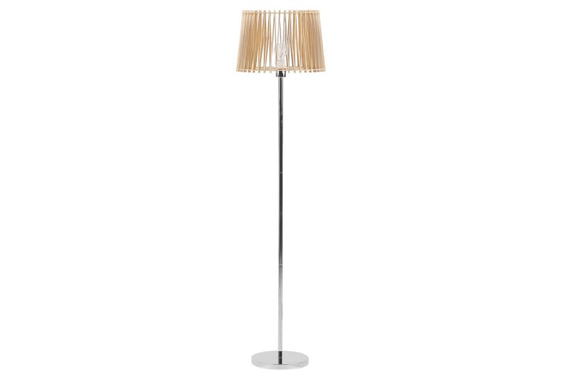 Forgen Gulvlampe 153 cm - Sølv/Lyst tre - Belysning - Innendørsbelysning & Lamper - Soveromslampe