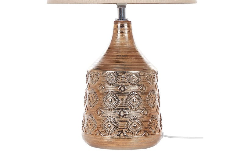Galatea Bordlampe 47 cm E14 - Bronse/Beige - Belysning - Innendørsbelysning & Lamper - Vinduslampe - Vinduslampe på fot