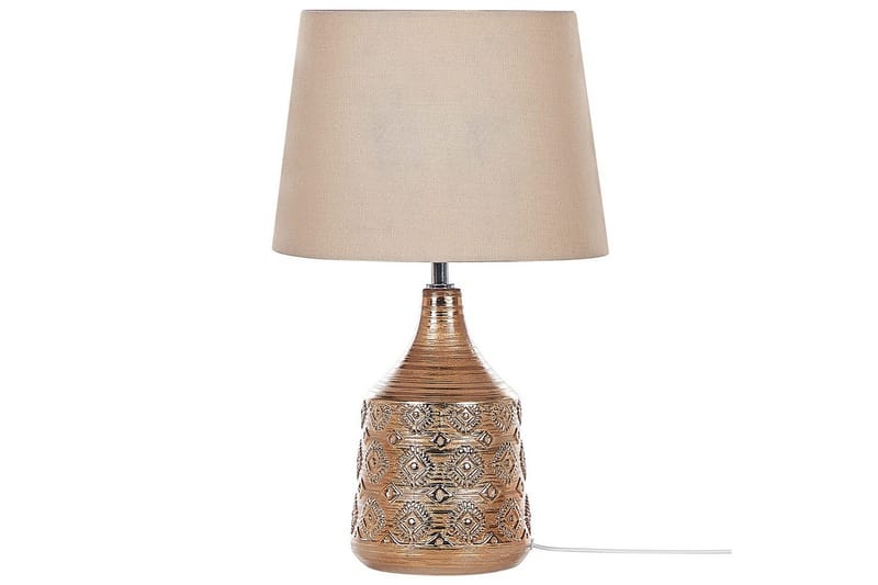 Galatea Bordlampe 47 cm E14 - Bronse/Beige - Belysning - Innendørsbelysning & Lamper - Vinduslampe - Vinduslampe på fot