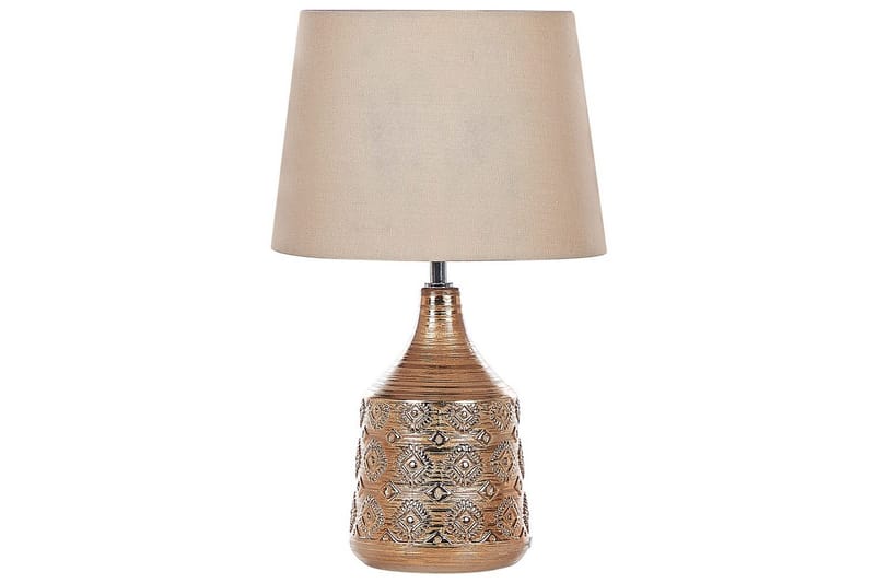 Galatea Bordlampe 47 cm E14 - Bronse/Beige - Belysning - Innendørsbelysning & Lamper - Vinduslampe - Vinduslampe på fot