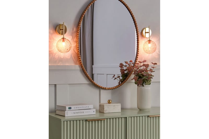 Gavdos Vegglampe 2 stk G9 - Gull/Rosa - Belysning - Innendørsbelysning & Lamper - Nattlampe - Nattlampe vegg