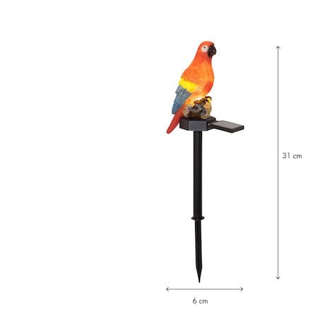 Goja solcelledekorasjon 31 cm - rød - Belysning - Innendørsbelysning & Lamper - Dekorasjonsbelysning
