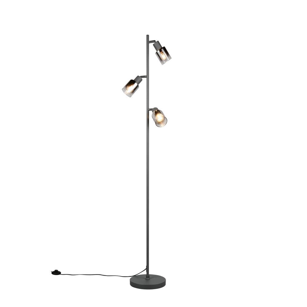 Golvlampa TRIO Cadiz Trio Lighting Black, Chrome -