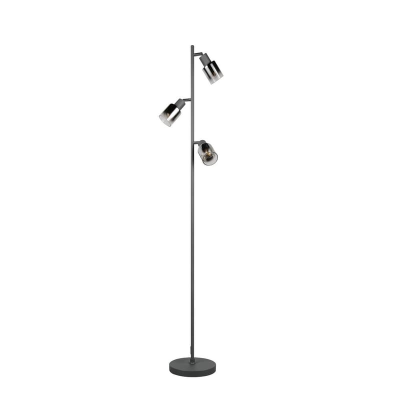 Golvlampa TRIO Cadiz Trio Lighting Black, Chrome - Belysning - Innendørsbelysning & Lamper - Soveromslampe