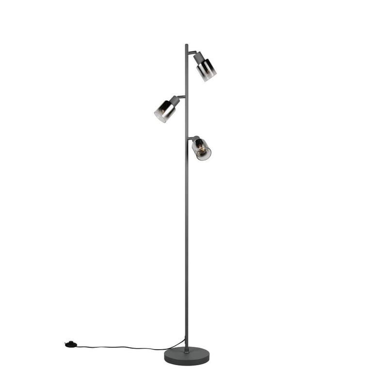 Golvlampa TRIO Cadiz Trio Lighting Black, Chrome - Belysning - Innendørsbelysning & Lamper - Soveromslampe