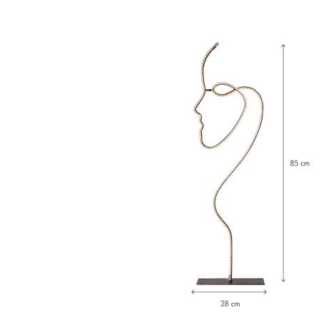Grafico Siluett dekorasjonsbelysning 85 cm - svart - Belysning - Innendørsbelysning & Lamper - Dekorasjonsbelysning
