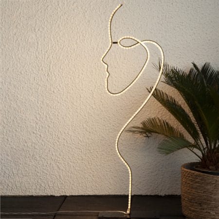 Grafico Siluett dekorasjonsbelysning 85 cm - svart - Belysning - Innendørsbelysning & Lamper - Dekorasjonsbelysning