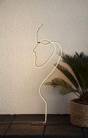 Grafico Siluett dekorasjonsbelysning 85 cm - svart - Belysning - Innendørsbelysning & Lamper - Dekorasjonsbelysning