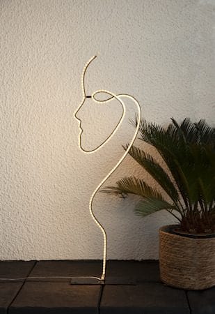 Grafico Siluett dekorasjonsbelysning 85 cm - svart - Belysning - Innendørsbelysning & Lamper - Dekorasjonsbelysning