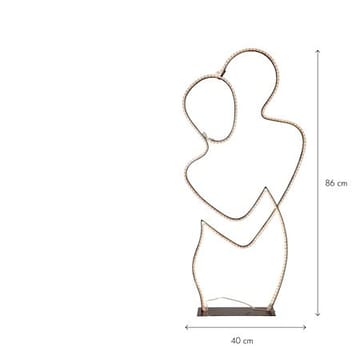Grafico Siluett dekorasjonsbelysning 86 cm - svart - Belysning - Innendørsbelysning & Lamper - Dekorasjonsbelysning