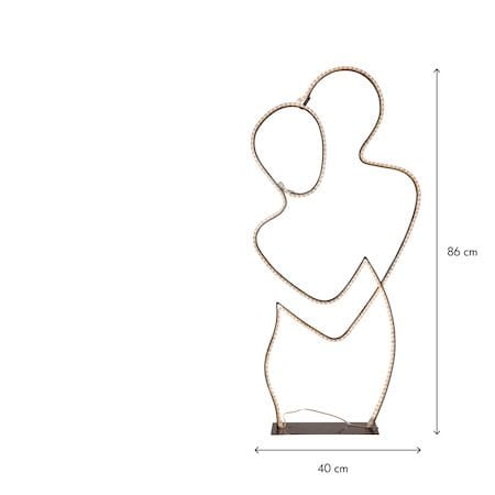 Grafico Siluett dekorasjonsbelysning 86 cm - svart - Belysning - Innendørsbelysning & Lamper - Dekorasjonsbelysning