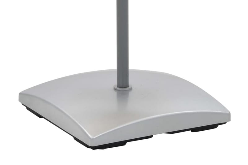 2 stand fikantet lampe - krem - Krem/Børstet Aluminium - Belysning - Innendørsbelysning & Lamper - Gulvlampe