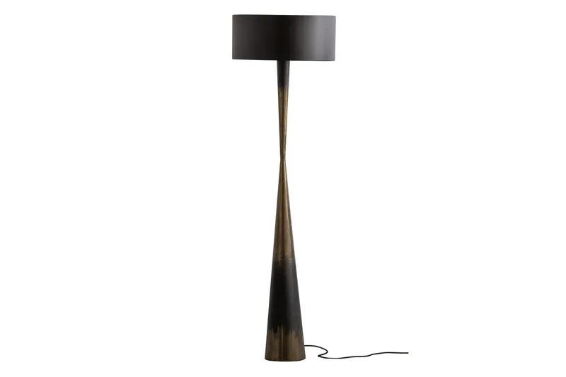 Aagtdorp Gulvlampe, Svart/Messing