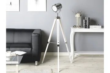 Alzette Gulvlampe 143 cm - Hvit - Belysning - Innendørsbelysning & Lamper - Gulvlampe