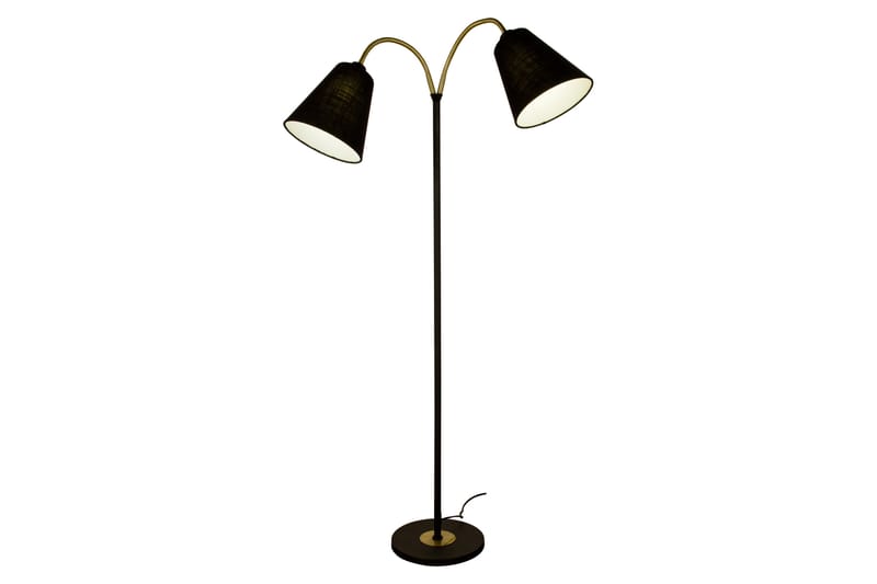 Aneta LJUSDAL Gulvlampe 140 cm - Aneta Lighting - Toarmet gulvlampe - Soveromslampe - Stuelampe - Gulvlampe