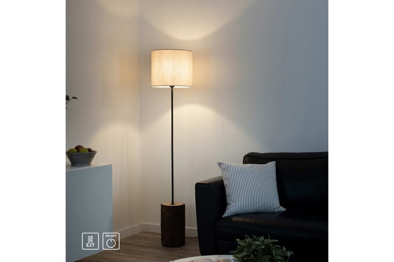 Gulvlampe Bark - 35x165x35 cm - Belysning - Innendørsbelysning & Lamper - Soveromslampe