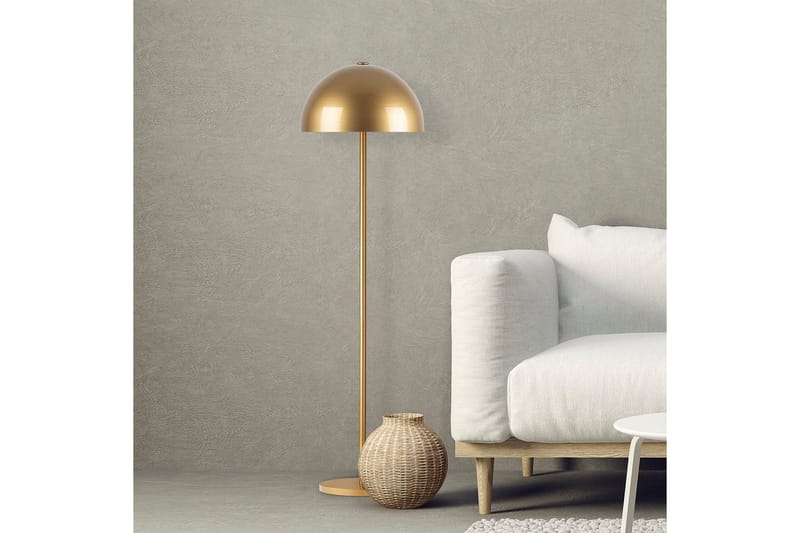 Gulvlampe Blandet Gull - Gull - Belysning - Innendørsbelysning & Lamper - Soveromslampe