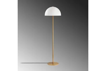 Gulvlampe Blandet Gull Hvit - Gull Hvit - Belysning - Innendørsbelysning & Lamper - Soveromslampe