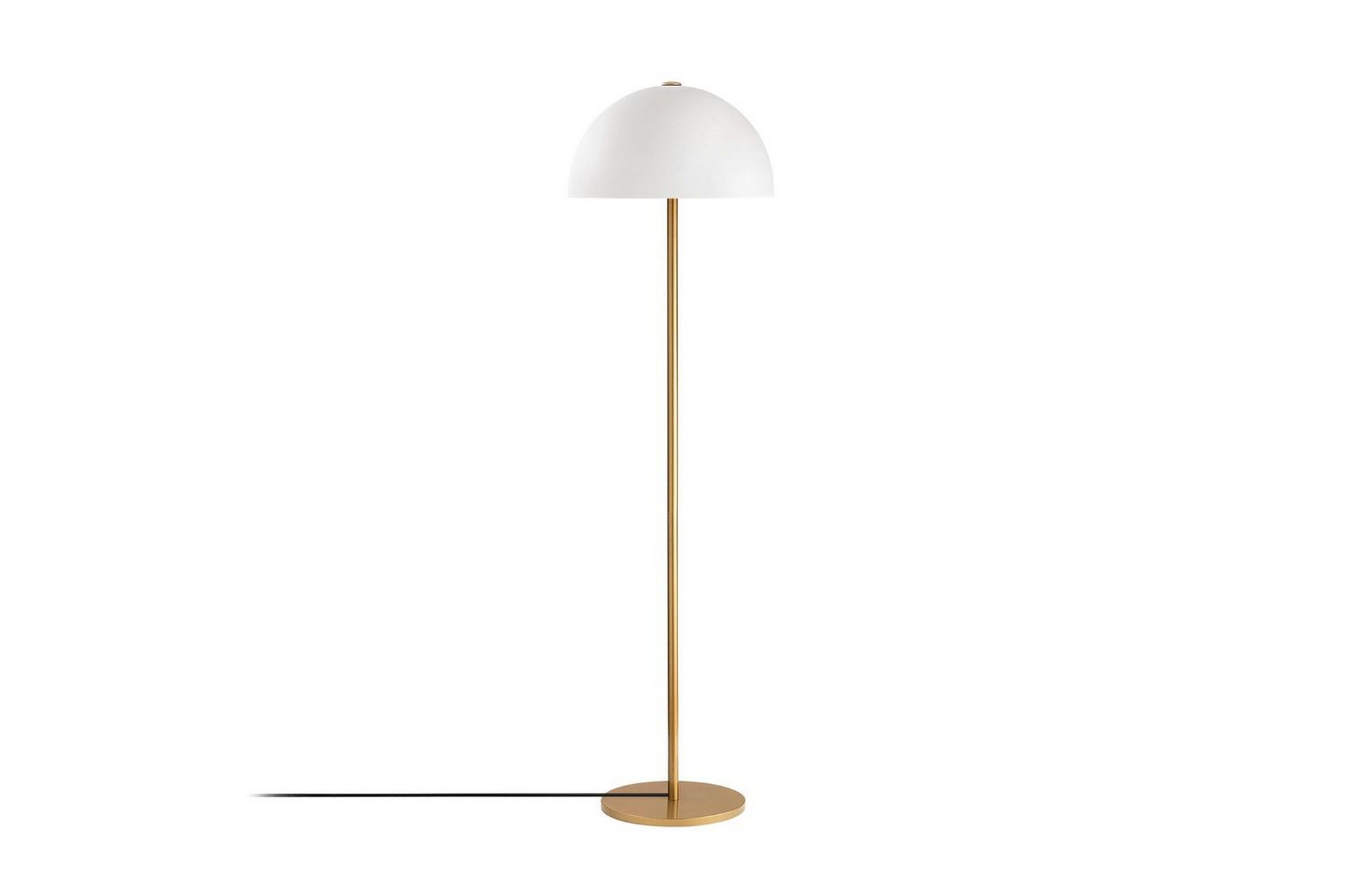 Gulvlampe Blandet Gull Hvit - Gull Hvit