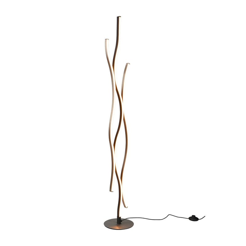 Gulvlampe Blaze - Børstet aluminium - Belysning - Innendørsbelysning & Lamper - Soveromslampe