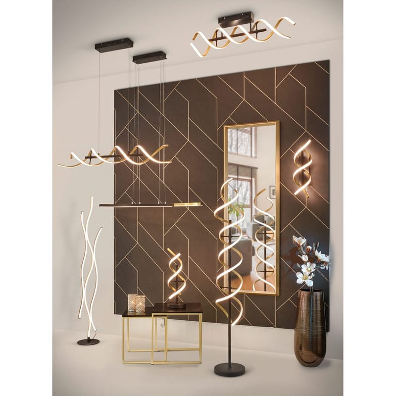 Gulvlampe Blaze - Matt messing - Belysning - Innendørsbelysning & Lamper - Soveromslampe