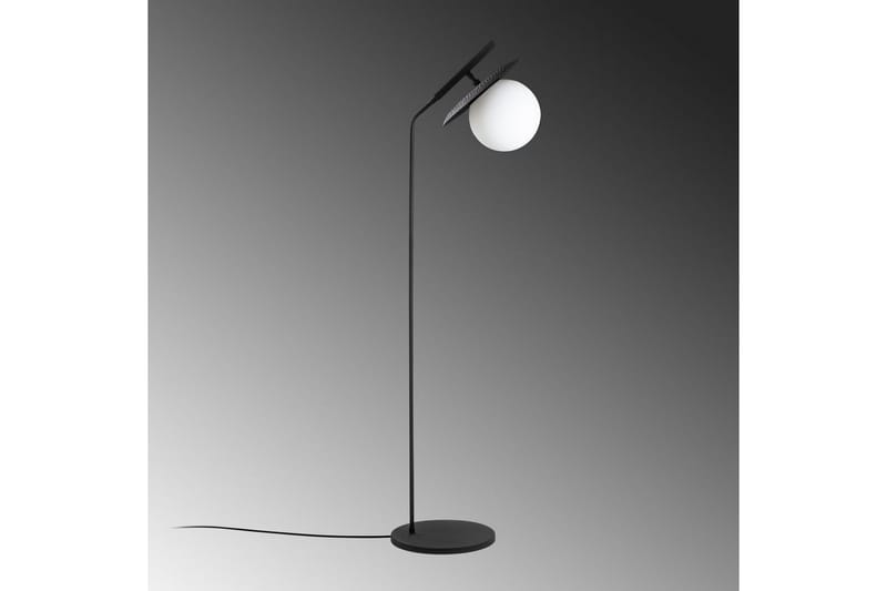 Gulvlampe Cartin Svart - Svart - Belysning - Innendørsbelysning & Lamper - Soveromslampe
