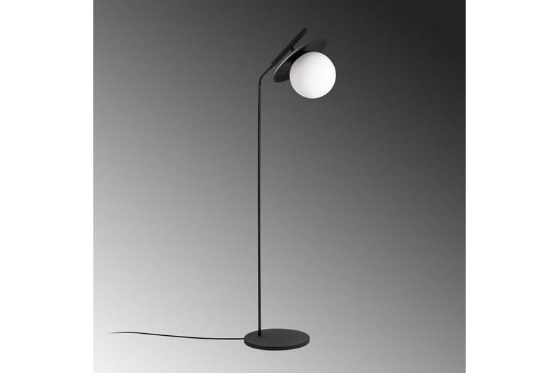 Gulvlampe Cartin Svart - Svart - Belysning - Innendørsbelysning & Lamper - Soveromslampe