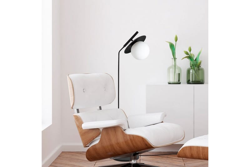 Gulvlampe Cartin Svart - Svart - Belysning - Innendørsbelysning & Lamper - Soveromslampe