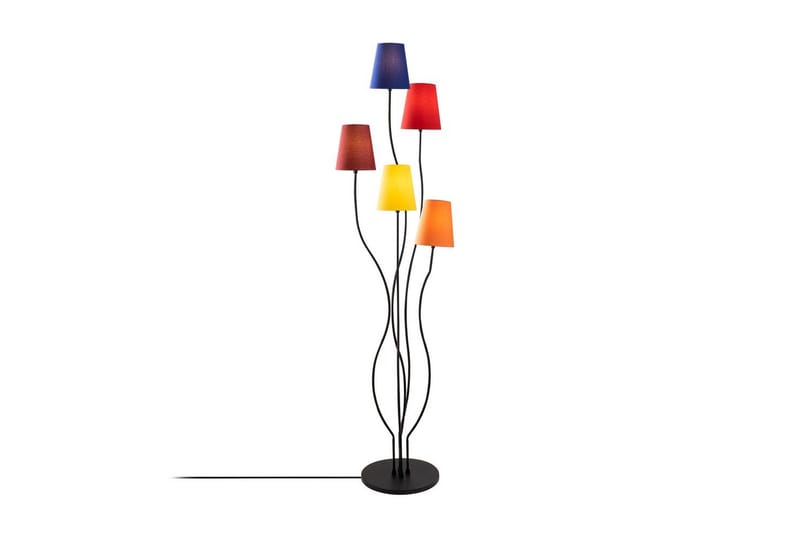 Gulvlampe Crestor Flerfarget / Livlige farger, Flerfarget / Livlige farger