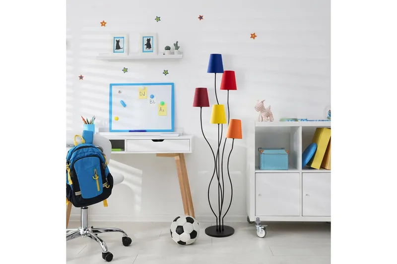 Gulvlampe Crestor Flerfarget / Livlige farger - Flerfarget / Livlige farger - Belysning - Innendørsbelysning & Lamper - Soveromslampe