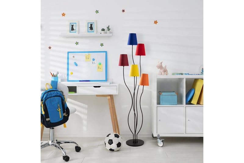 Gulvlampe Crestor Flerfarget / Livlige farger - Flerfarget / Livlige farger - Belysning - Innendørsbelysning & Lamper - Soveromslampe