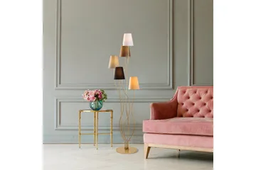 Gulvlampe Crestor Flerfarget / Mørke farger - Flerfarget / Mørke farger - Belysning - Innendørsbelysning & Lamper - Soveromslampe