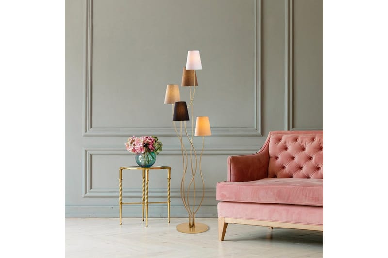 Gulvlampe Crestor Flerfarget / Mørke farger - Flerfarget / Mørke farger - Belysning - Innendørsbelysning & Lamper - Soveromslampe