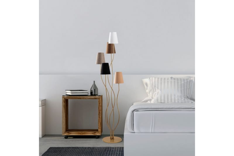 Gulvlampe Crestor Flerfarget / Mørke farger - Flerfarget / Mørke farger - Belysning - Innendørsbelysning & Lamper - Soveromslampe