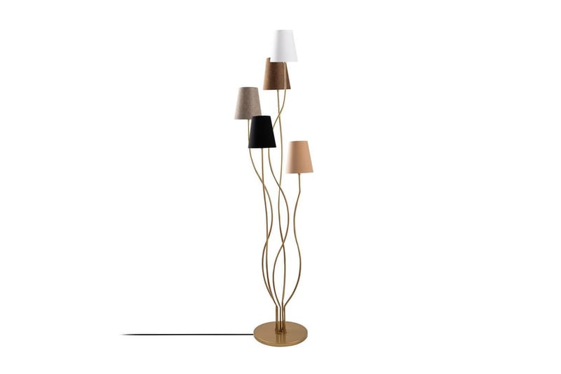 Gulvlampe Crestor Flerfarget / Mørke farger - Flerfarget / Mørke farger - Belysning - Innendørsbelysning & Lamper - Soveromslampe