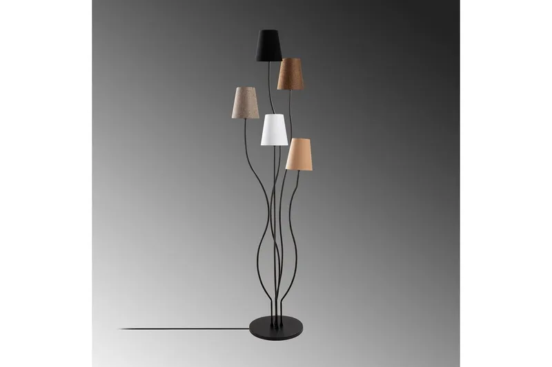 Gulvlampe Crestor Flerfarget / Narwanike farger - Flerfarget / Narwanike farger - Belysning - Innendørsbelysning & Lamper - Soveromslampe