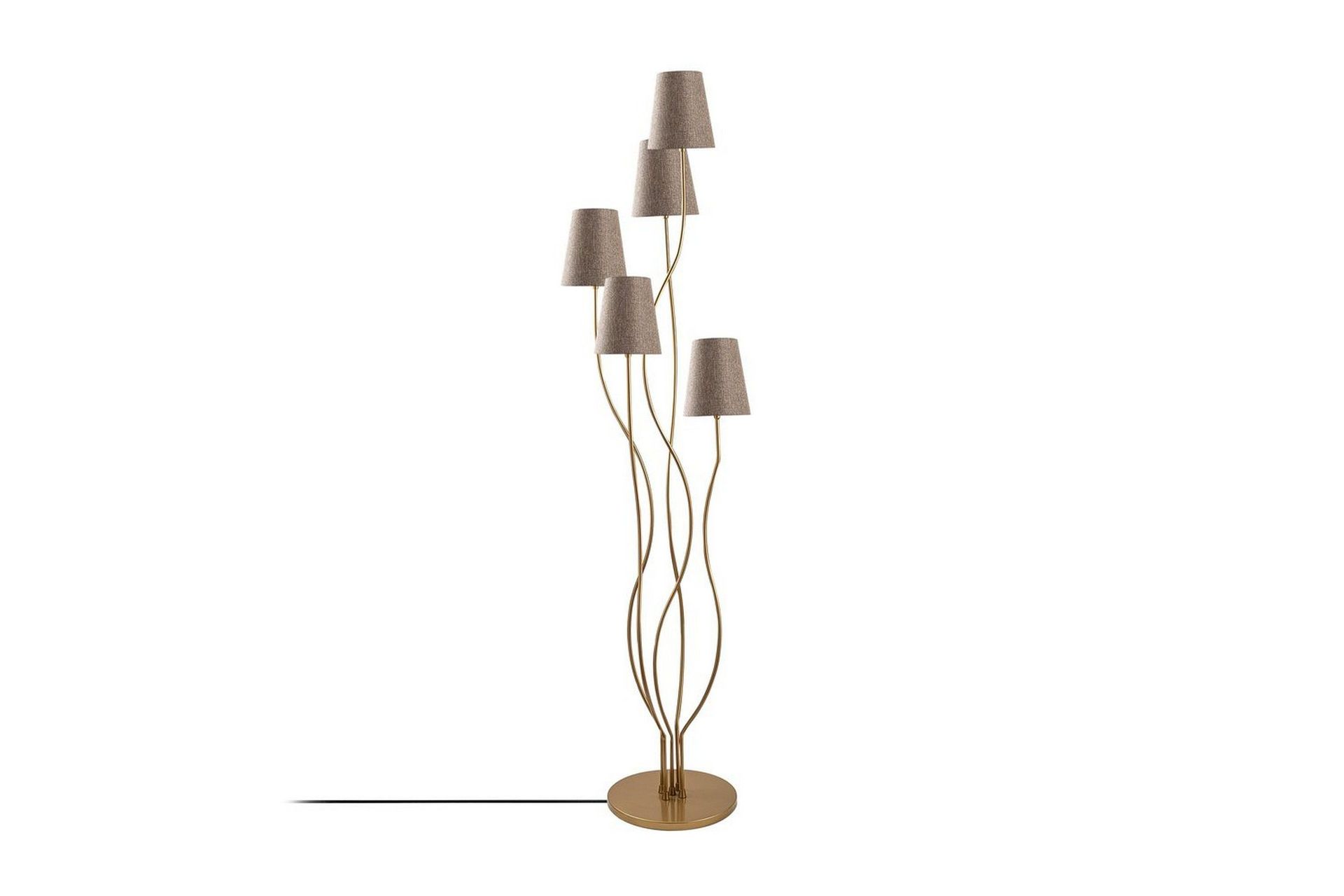 Gulvlampe Crestor Gull / Beige - Gull / Beige