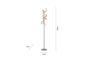 Gulvlampe Curls - 22x156x22 cm - Belysning - Innendørsbelysning & Lamper - Soveromslampe
