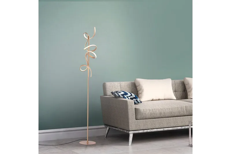 Gulvlampe Curls - 22x156x22 cm - Belysning - Innendørsbelysning & Lamper - Soveromslampe